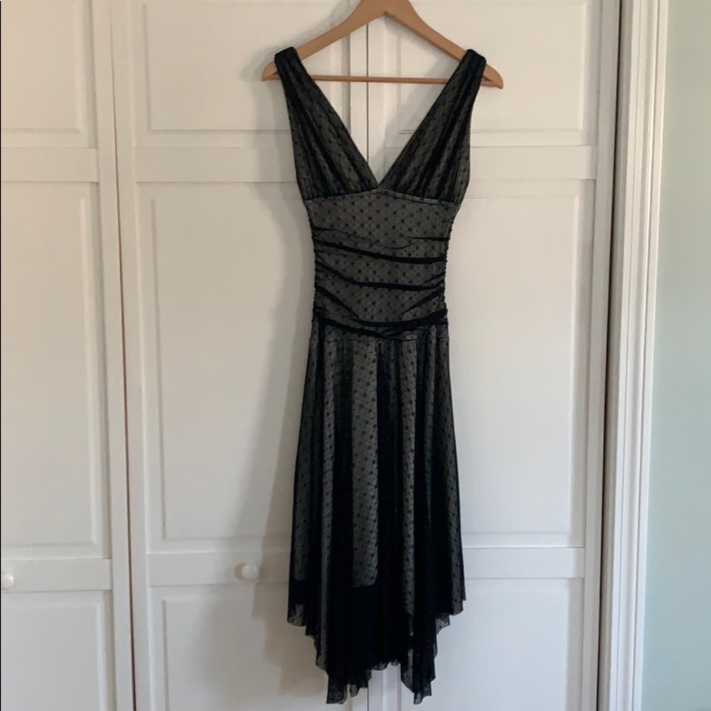 Black lace dress